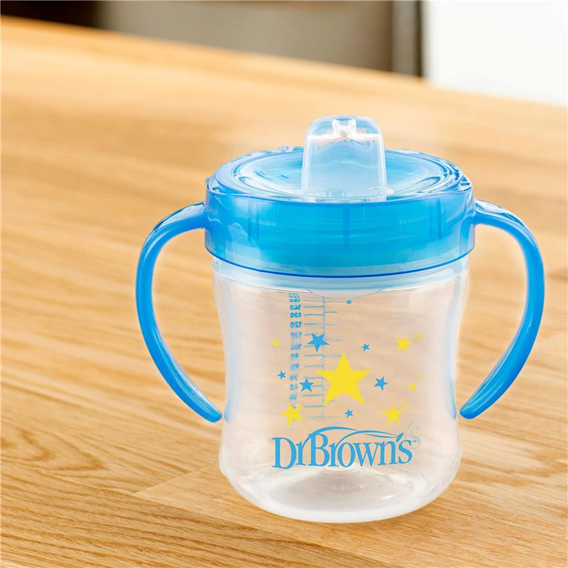 Dr. Brown 6 Oz. Soft Spout Cup, Blue, 6M+ Image 5