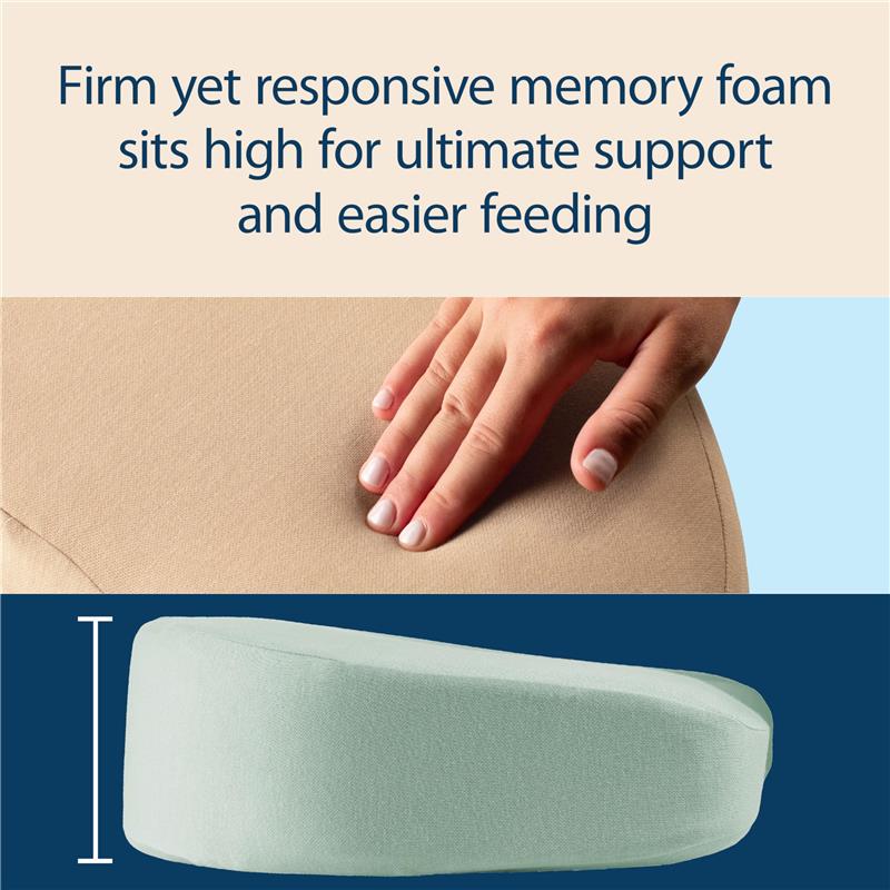 Dr. Brown Feeding & Nursing Lap Support Pillow, Storm Green Image 3