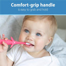 Dr. Brown Infant-To-Toddler Toothbrush, Pink Elephant, With Apple Pear Toothpaste Image 4