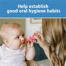 Dr. Brown Infant-To-Toddler Toothbrush, Pink Elephant, With Apple Pear Toothpaste Image 7