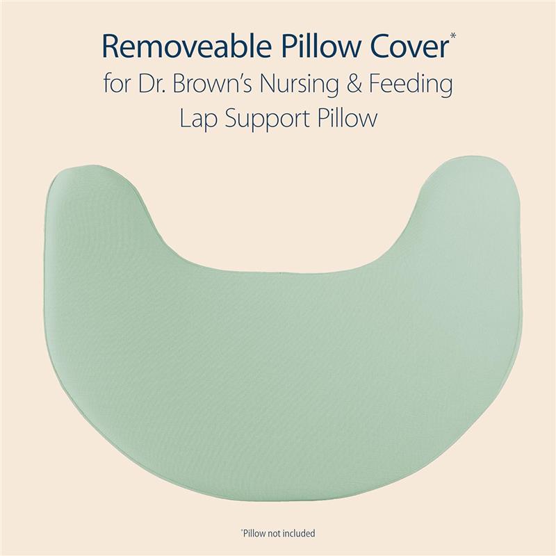 Dr. Brown Lap Support Pillow Cover, Storm Green Image 8