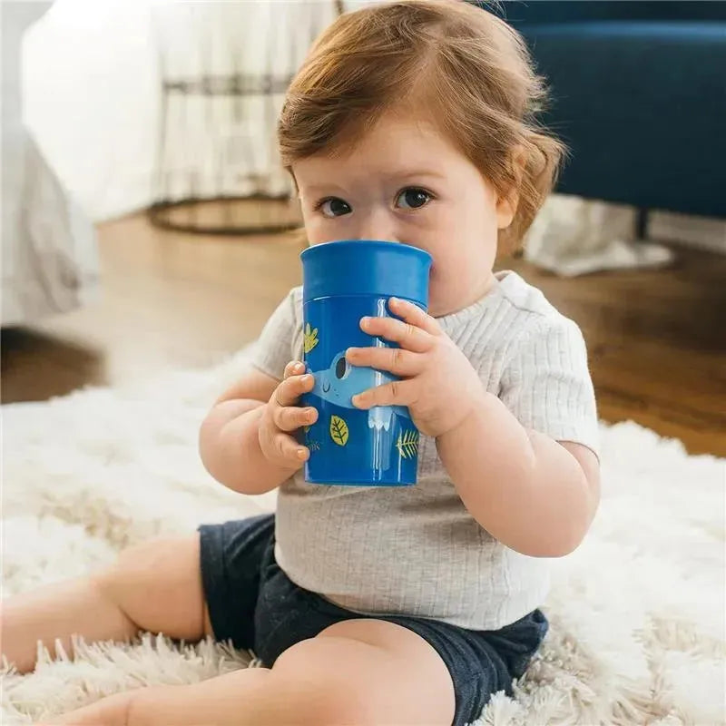 Dr Brown - Milestones Cheers 360 Transition Sippy Cup, Blue Alligator and Turquoise Snake, 10 oz, 2 Pack Image 11