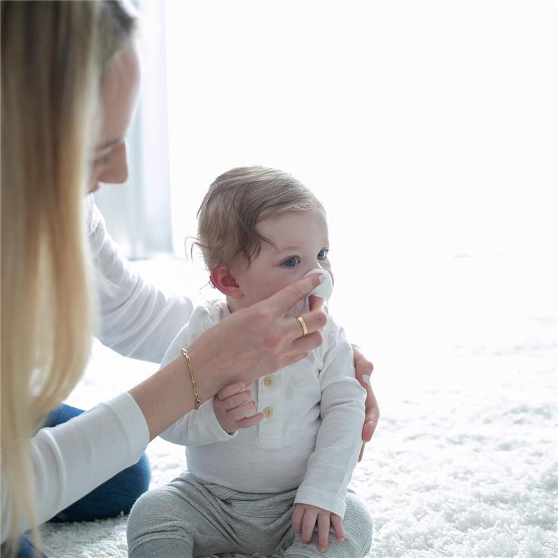 Dr. Brown - 30Ct Nose & Face Healthy Wipes, Safe Cleaning & Moisturizing For Babies & Toddlers, Hypoallergenic For Sensitive Skin Image 6