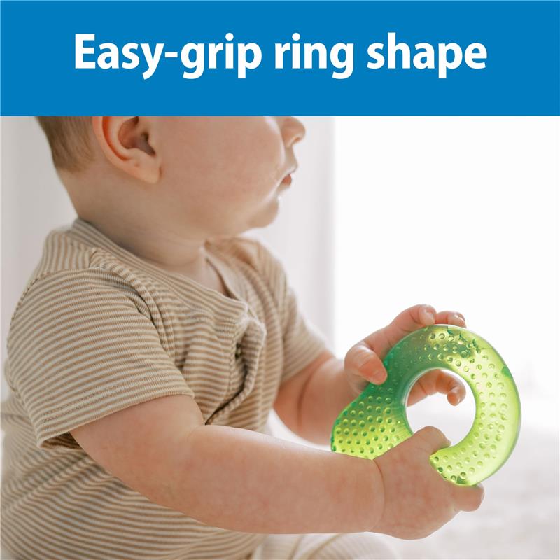 Dr. Brown's 2Pk AquaCool Water-Filled Teether, Avocado Toast Shapes, BPA Free, 3M+ Image 5