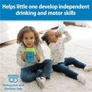 Dr. Brown's 2Pk Milestones Straw to 360° Cup Set, Convertible Toddler Training Cup Set with Interchangeable Silicone Straw and 360 Degree Cup Lids, Image 6