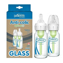 Dr. Brown's 4 Oz / 120 Ml Options+ Glass Narrow Baby Bottles, 2-Pack Image 1