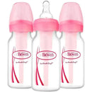 Dr. Brown's - 4Oz Pp Options Narrow Bottle Pink Print & Components, 3Pk Image 1