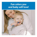 Dr. Brown's 4Pk Infant-to-Toddler Toothbrush Set, Green/Dark Blue/Ecru/Blue Image 7