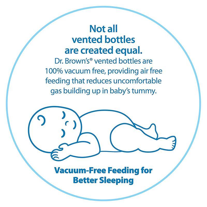 Dr. Brown's 8 Oz / 250 Ml Options+ Glass Narrow Baby Bottle, 1-Pack Image 5