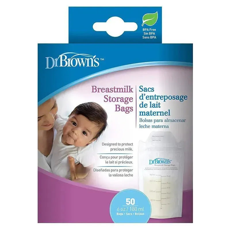 Dr. Brown's Breastmilk Storage Bags, 50 Count Image 3