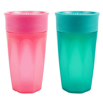 Dr. Brown's Cheers 360 Spoutless Training Cup, Pink/Turquoise Image 2
