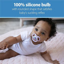 Dr. Brown's Dr. Brown’s Advantage Pacifiers, Stage 2, Glow In The Dark, Pink/Gray, 2-Pack Image 6