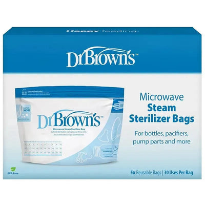 Dr. Browns - 5Pk Microwave Steam Sterilizer Bags for Baby Bottles Image 1