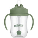 Dr. Brown's Milestones Baby's First Straw Cup 9oz/270Ml, Olive Green Image 1