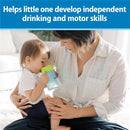 Dr. Brown's Milestones Straw to 360 Convertible Toddler Training Cup Set, 10 oz/300 mL, Blue Green Image 5