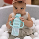 Dr. Brown's - Narrow Sippy Straw Bottles W/ Silicone Handles, Green Image 5