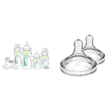 Dr. Brown's Natural Flow® Anti-Colic Options+™ Wide-Neck Bottle Essentials Gift Set & Natural Flow Level 2 Image 2