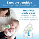 Dr. Brown's Natural Flow® Anti-Colic Options+™ Wide-Neck Bottle Essentials Gift Set & Natural Flow Level 2 Image 3