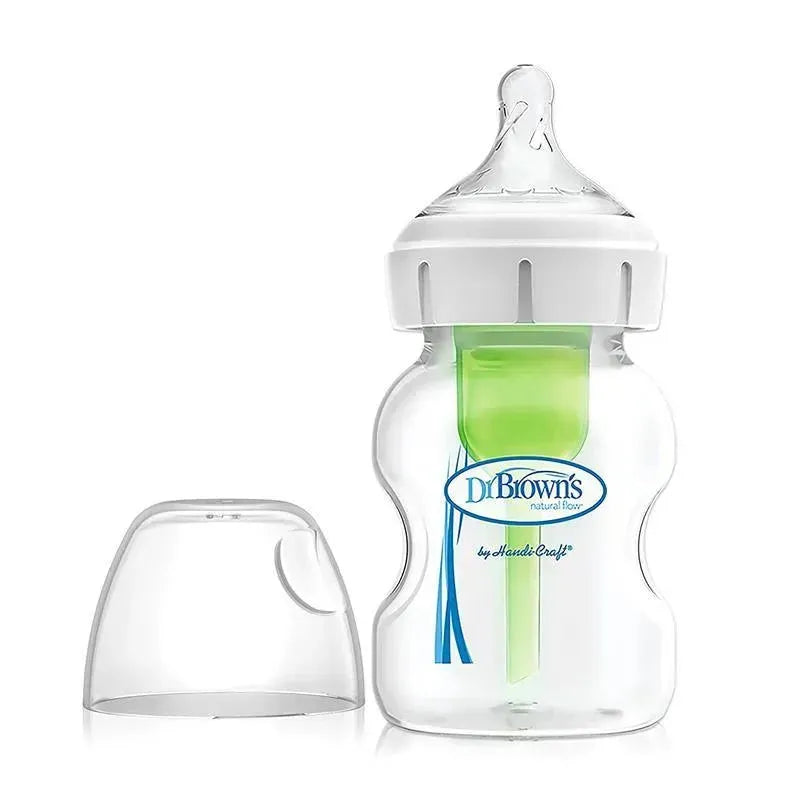 Dr. Brown's Options+ Wide-Neck Baby Bottle, 5 oz, Single Image 1