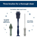 Dr. Brown's Silicone Cleaning Brush Set with Bottle Image 4