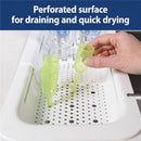 Dr. Brown's Sink Caddy for Baby Bottles and Parts with Two Brush Holders Image 3