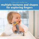 Dr. Brown's - Teddy The Triceratops Lovey With Aqua Happypaci Silicone One-Piece Pacifier Image 3