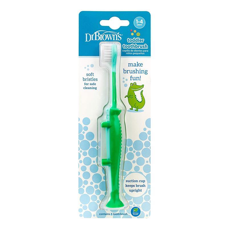 Dr. Brown's Toddler Toothbrush, Crocodile Image 1