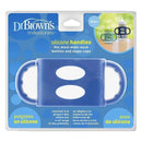 Dr. Brown's Wide Neck Silicone Handles, Blue Image 2