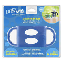 Dr. Brown's Wide Neck Silicone Handles, Blue Image 3