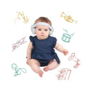Dr Talbot's - 2-In-1 Baby Earnuffs Includes 1 Hard Headband, 1 Elastic Headband & 2 Earmuffs, White Image 3