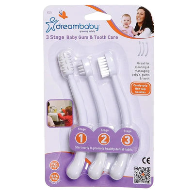 Dreambaby - 3 Stage Baby Gum & Tooth Care, White Image 1