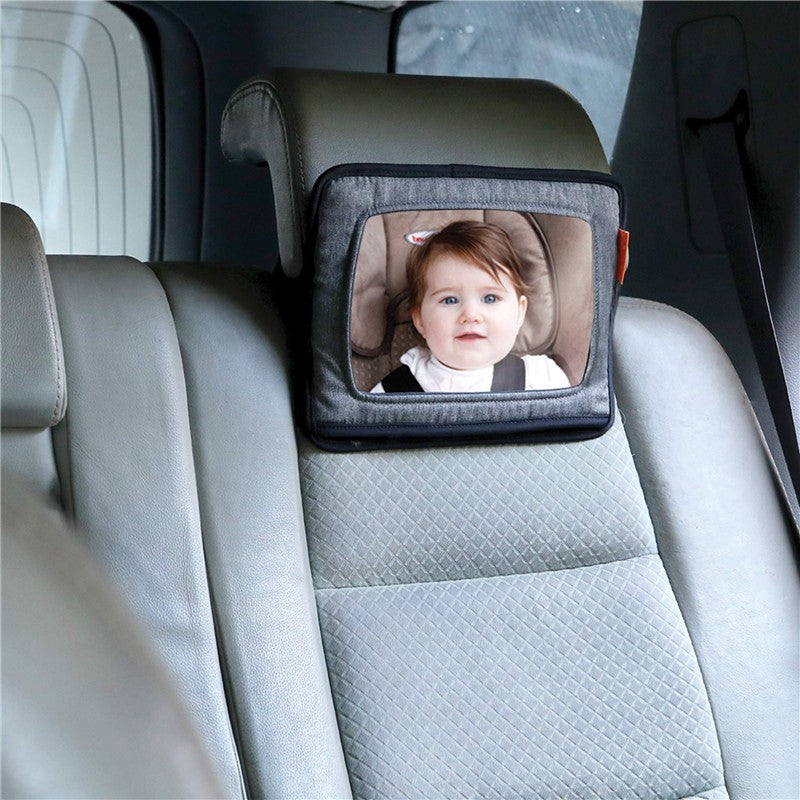 Dreambaby Backseat Mirror with Tablet Holder - Grey Image 5
