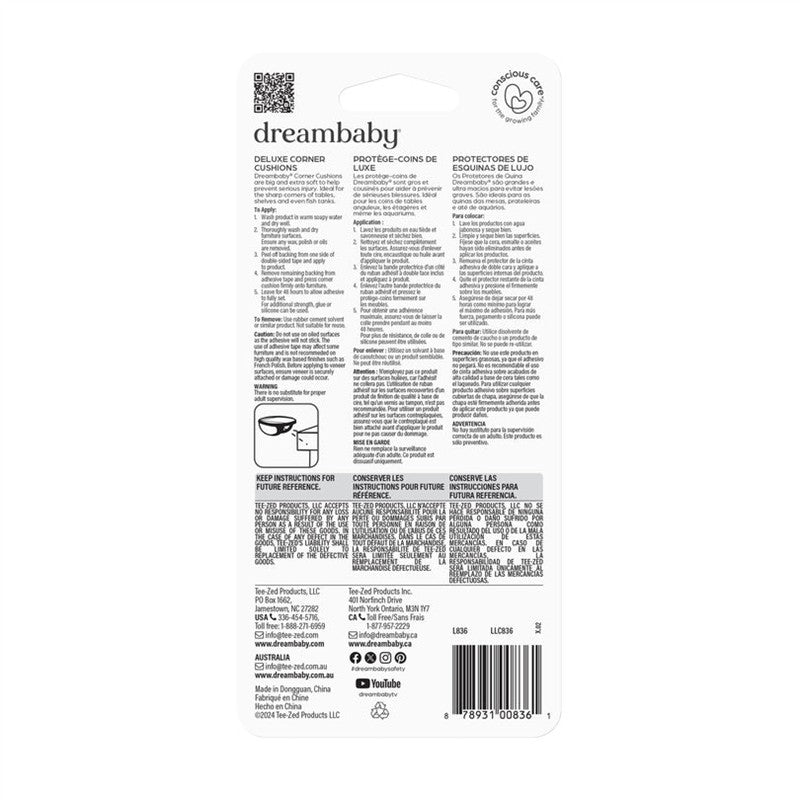Dreambaby Deluxe Corner Cushions - 4 Pack Image 8