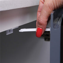 Dreambaby Twin Pin Latches - White - 2 Pack Image 2