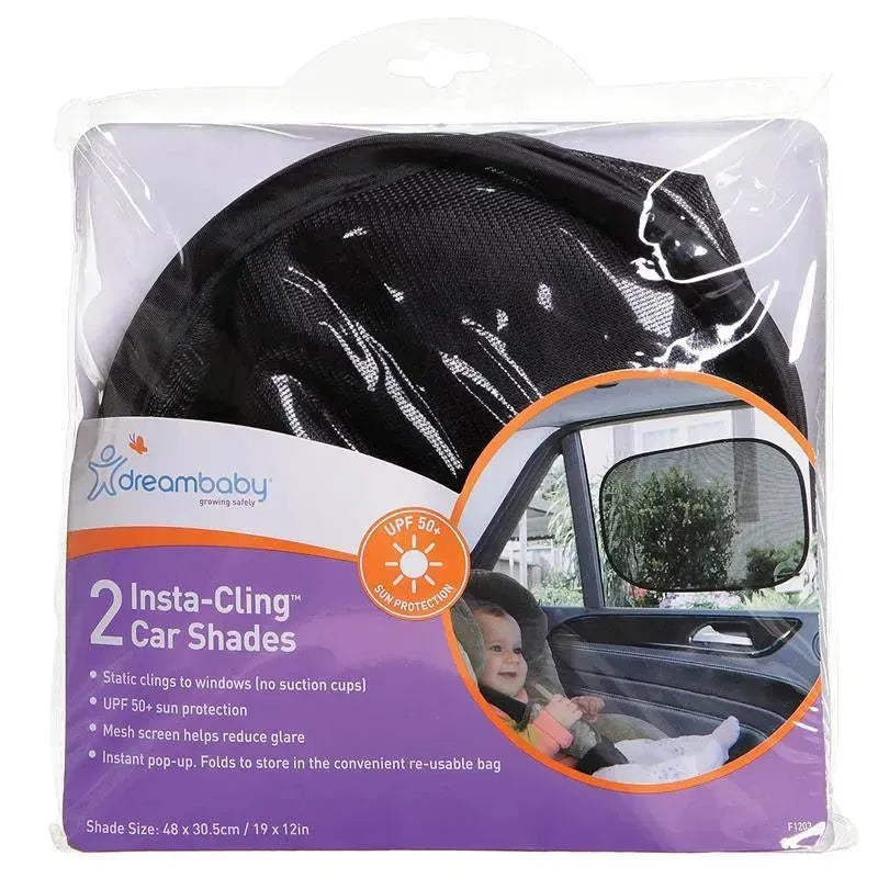 Dreambaby - Insta-Cling Static Car Window Shades, UPF 50 Sun Protection Image 3