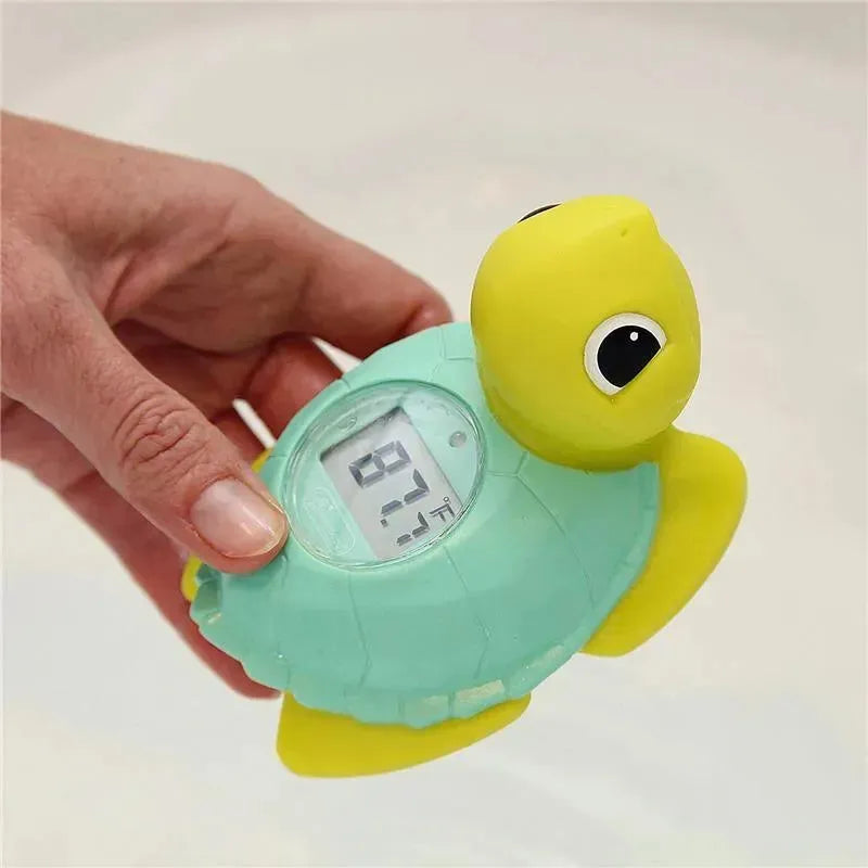 Dreambaby - Plastic Bath & Room Thermometer Assorted Greens, Turtle Image 4