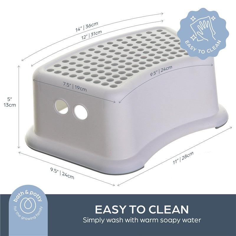 Dreambaby Step Stool - Grey Dots Image 4
