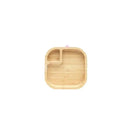 Eco Rascals Bamboo Suction Plate With Two Sections Classic, Pink Image 2
