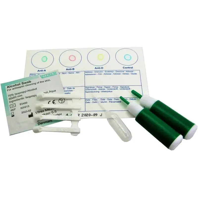 Eldon Blood Typing Kit - KNOW YOUR BLOOD TYPE Image 5