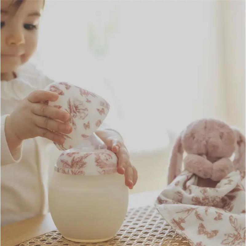 Elhee Baby Bottle & Comforter Set, Tartine Et Chocolat Pink Image 3