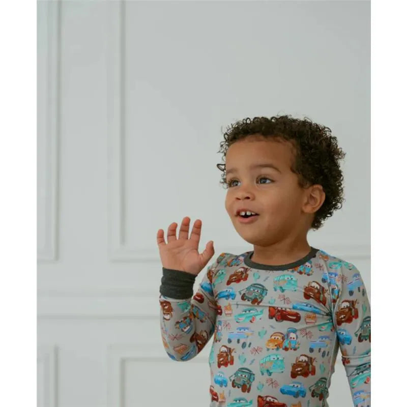 Ellie Sue - Baby Cars Bamboo Pajama Set Image 4