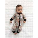 Ellie Sue - Baby Round Up Gang Bamboo Zipper Romper Image 3