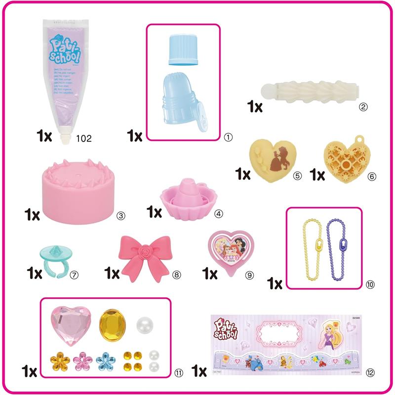 Epoch - Pati-School Disney Princess Creations Kit Image 4