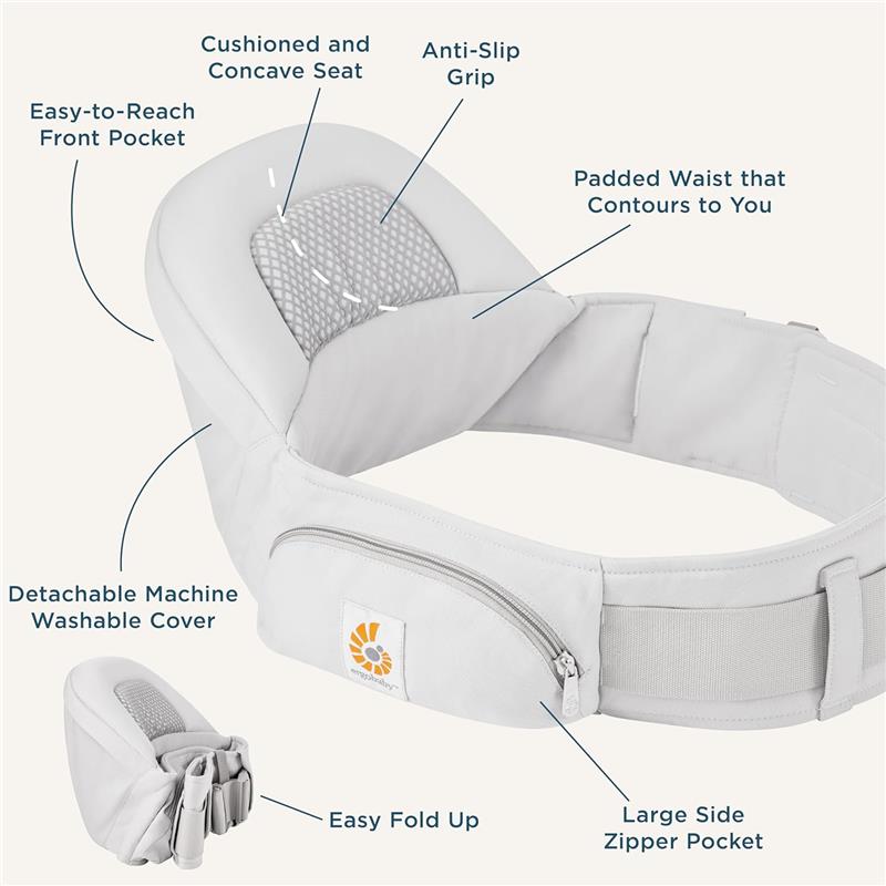Ergo Baby - Lift Hip Seat, Midnight Blue  Image 2