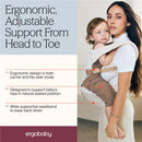 Ergobaby Alta Hip Seat Baby Carrier for Babies & Toddlers, Natural Beige Image 3