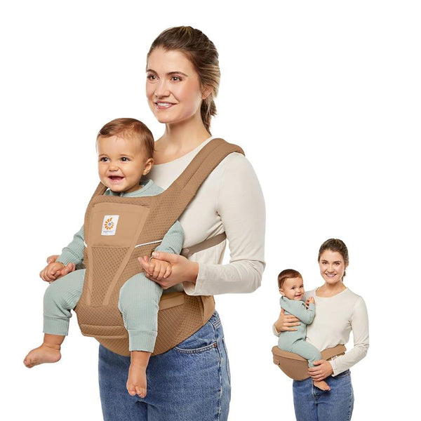 Ergobaby - Porta-bebês Alta Hip Seat, Camel Brown | MacroBaby
