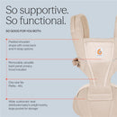 Ergobaby Alta Hip Seat Baby Carrier for Babies & Toddlers, Camel Brown Image 5