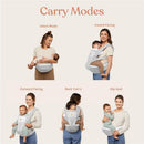 Ergobaby Alta Hip Seat Baby Carrier for Babies and Toddlers, Pearl Grey Image 2