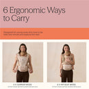 Ergobaby Alta Hip Seat Baby Carrier for Babies and Toddlers, Pearl Grey Image 4