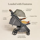 Ergobaby Metro+ Deluxe Compact Stroller, Empire State Green Image 8